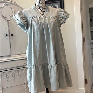 She + Sky  V-Neck Top